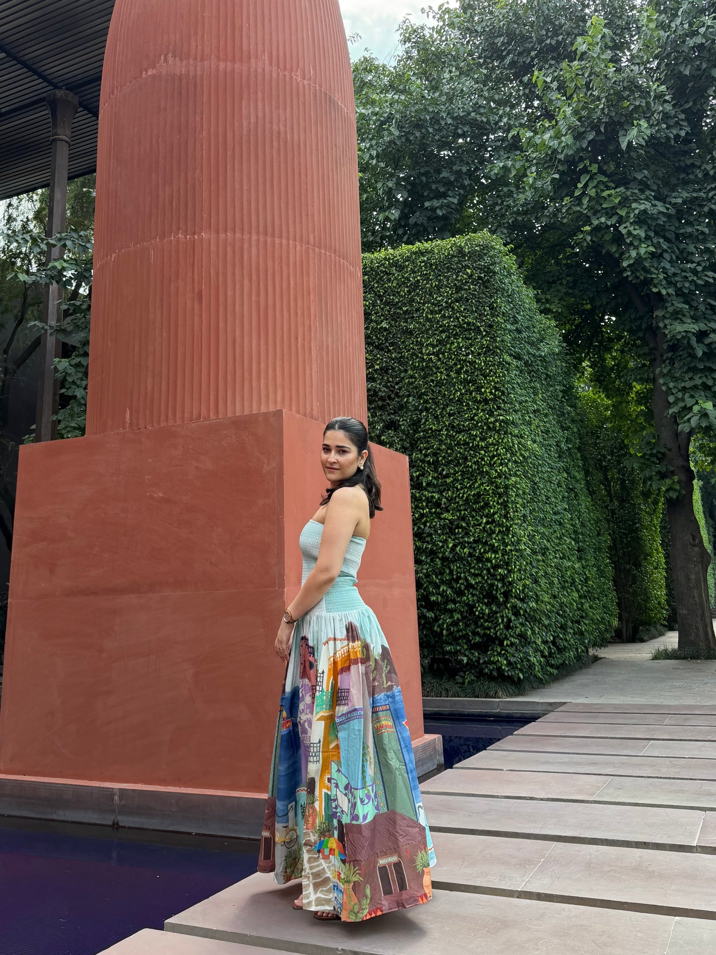 Isadora Dress in Casa Parade print