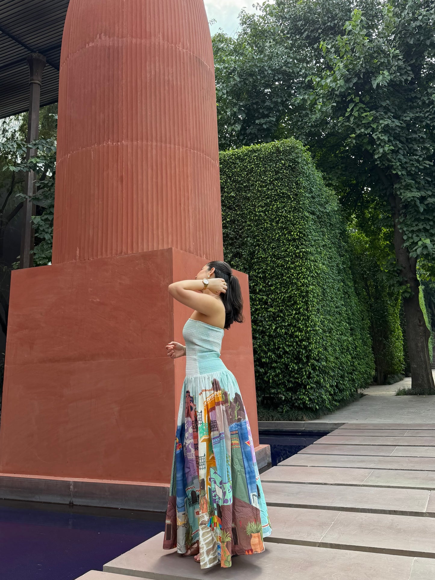 Isadora Dress in Casa Parade print