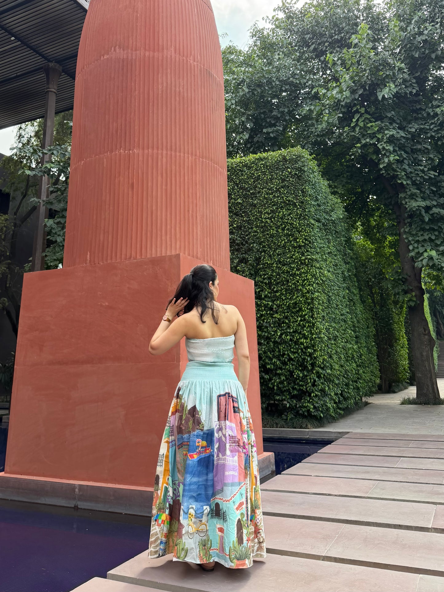 Isadora Dress in Casa Parade print
