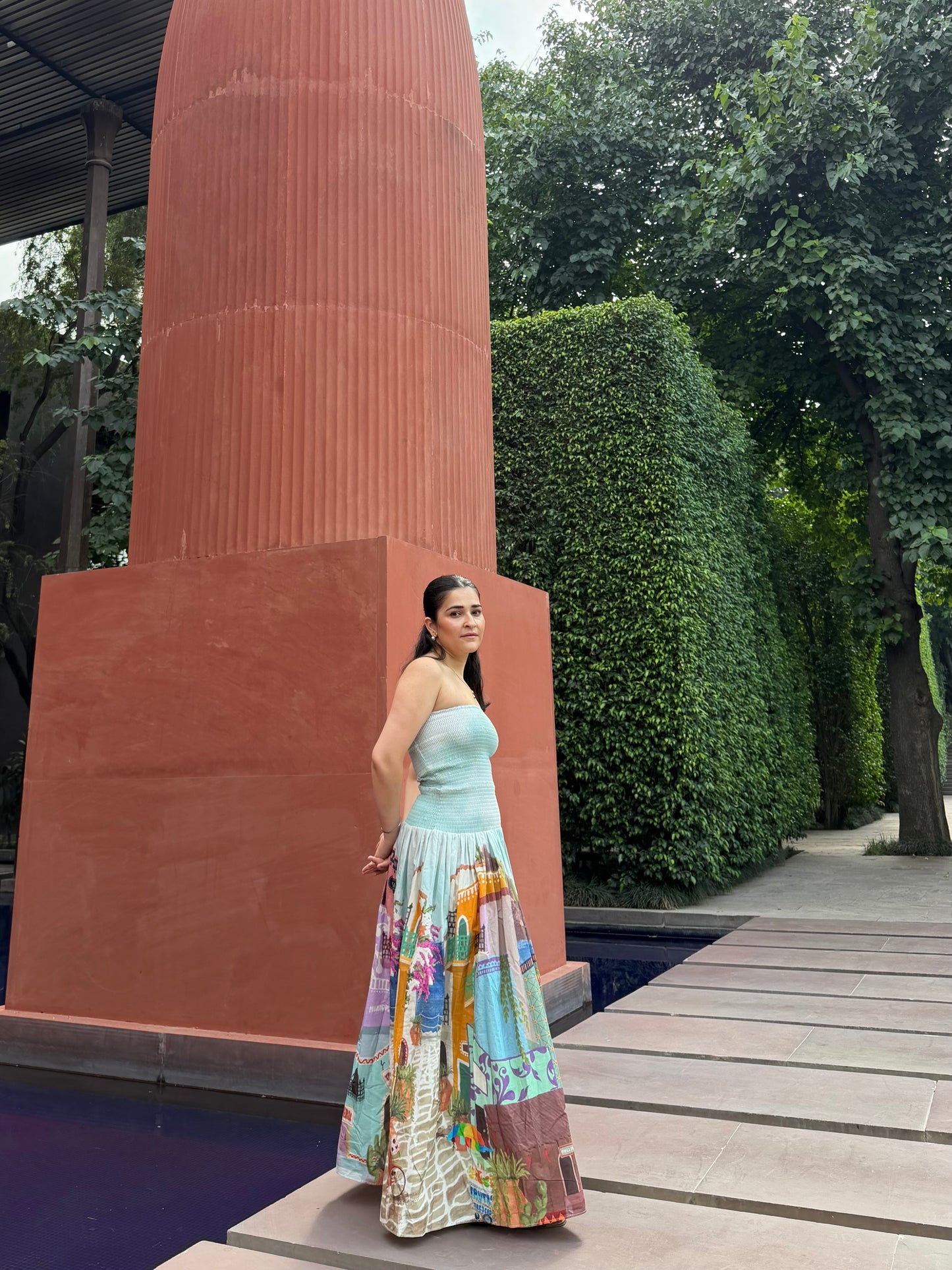 Isadora Dress in Casa Parade print