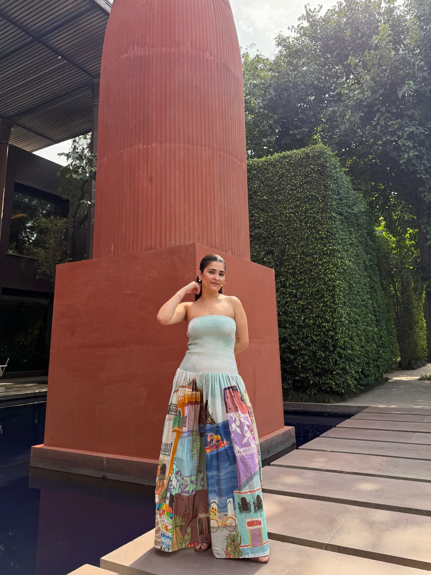 Isadora Dress in Casa Parade print