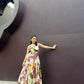 Selvara Dress in Sol Garden print (Sandstone)
