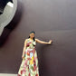 Selvara Dress in Sol Garden print (Sandstone)