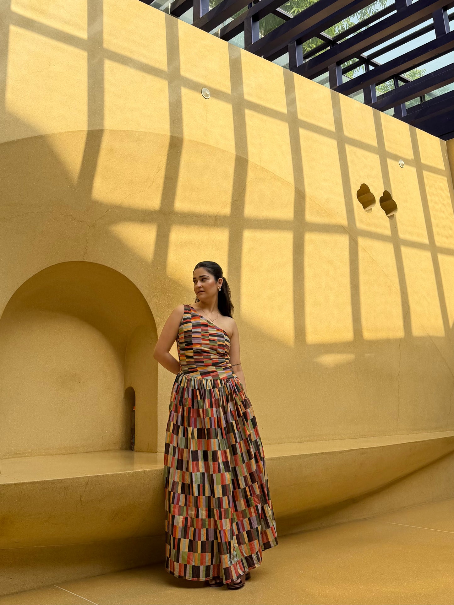 Paloma Dress in Camino print