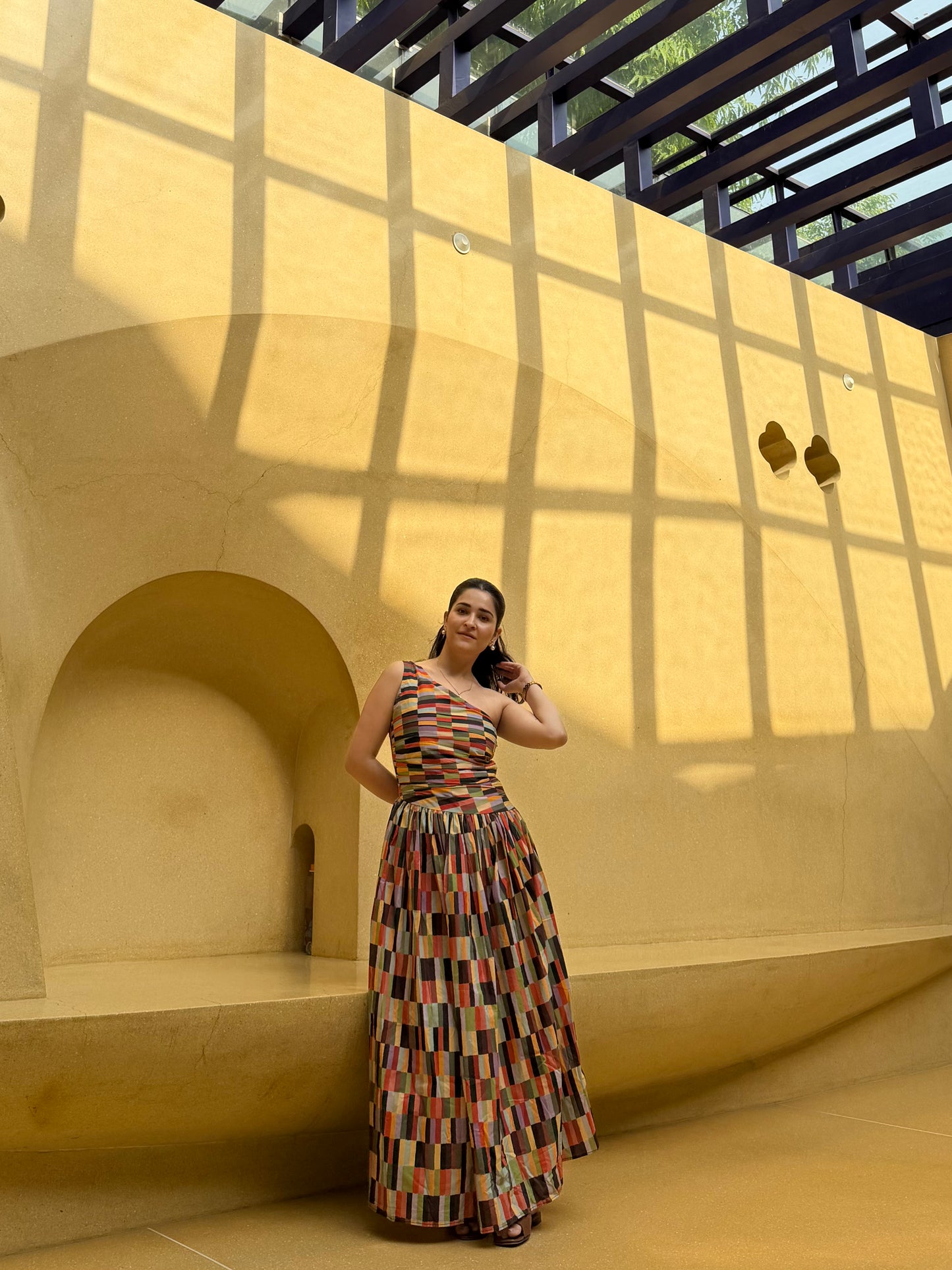 Paloma Dress in Camino print