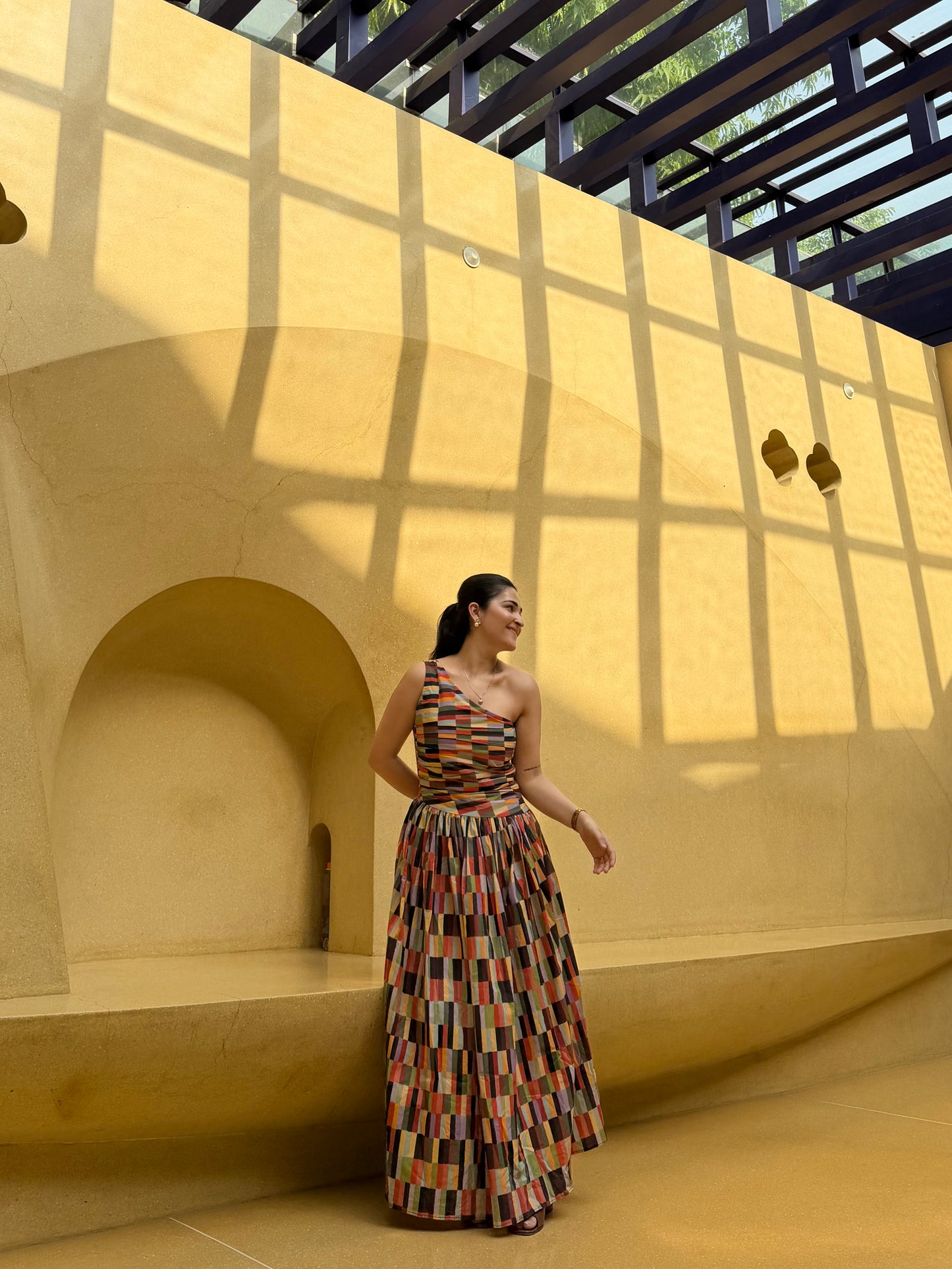Paloma Dress in Camino print