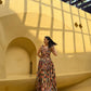 Paloma Dress in Camino print