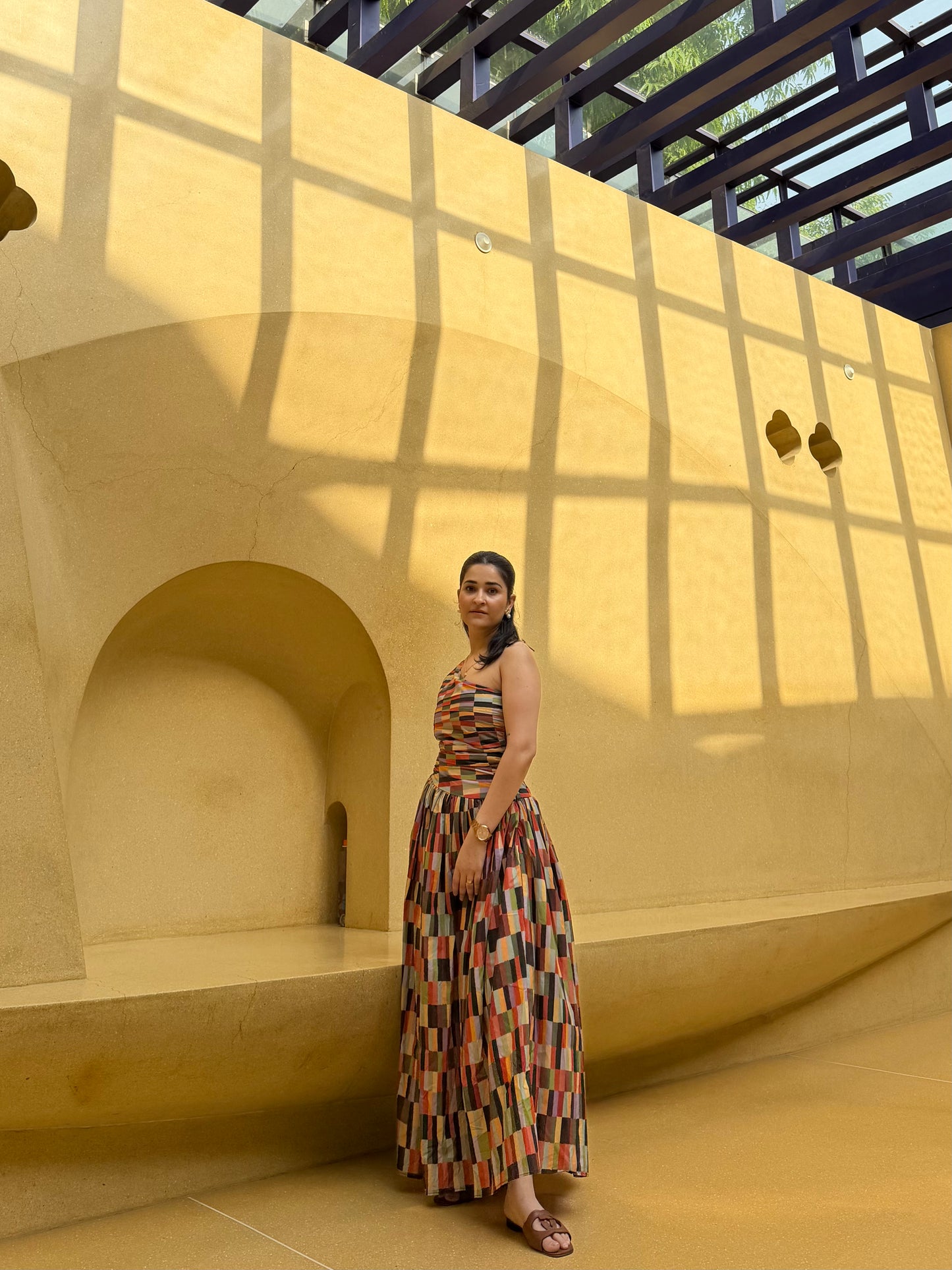 Paloma Dress in Camino print