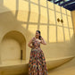 Paloma Dress in Camino print