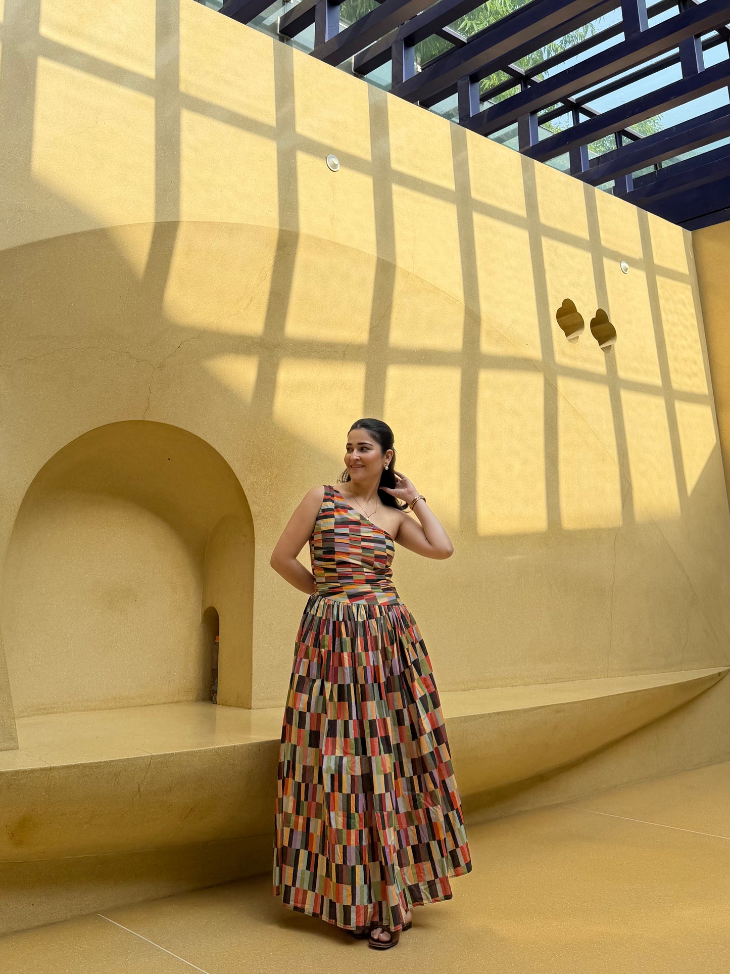 Paloma Dress in Camino print