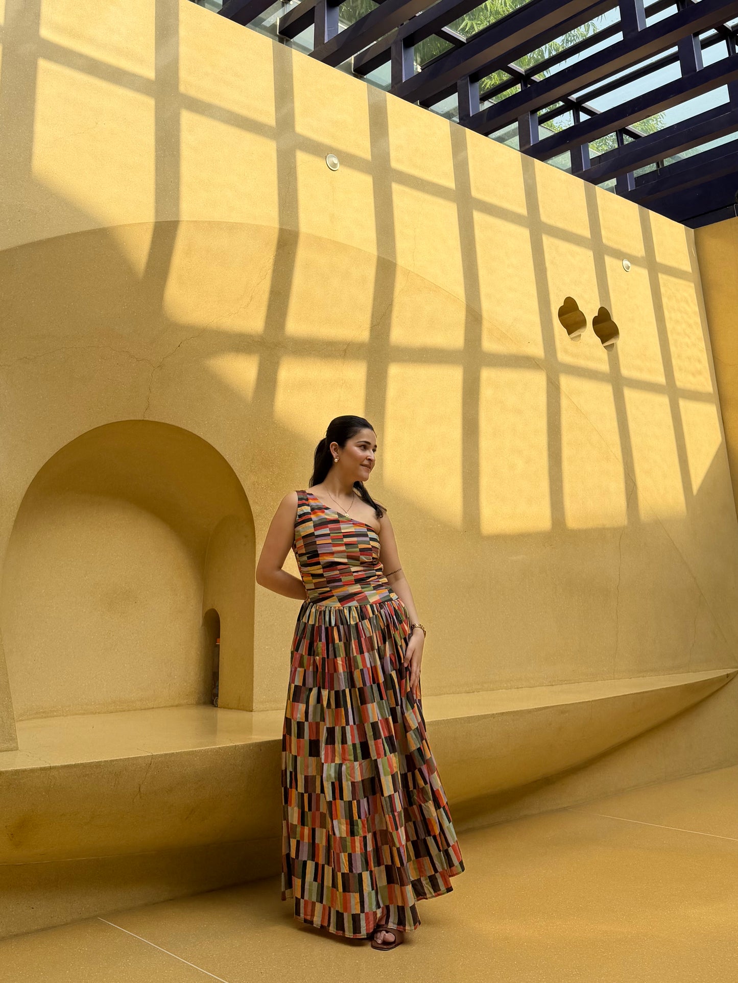 Paloma Dress in Camino print