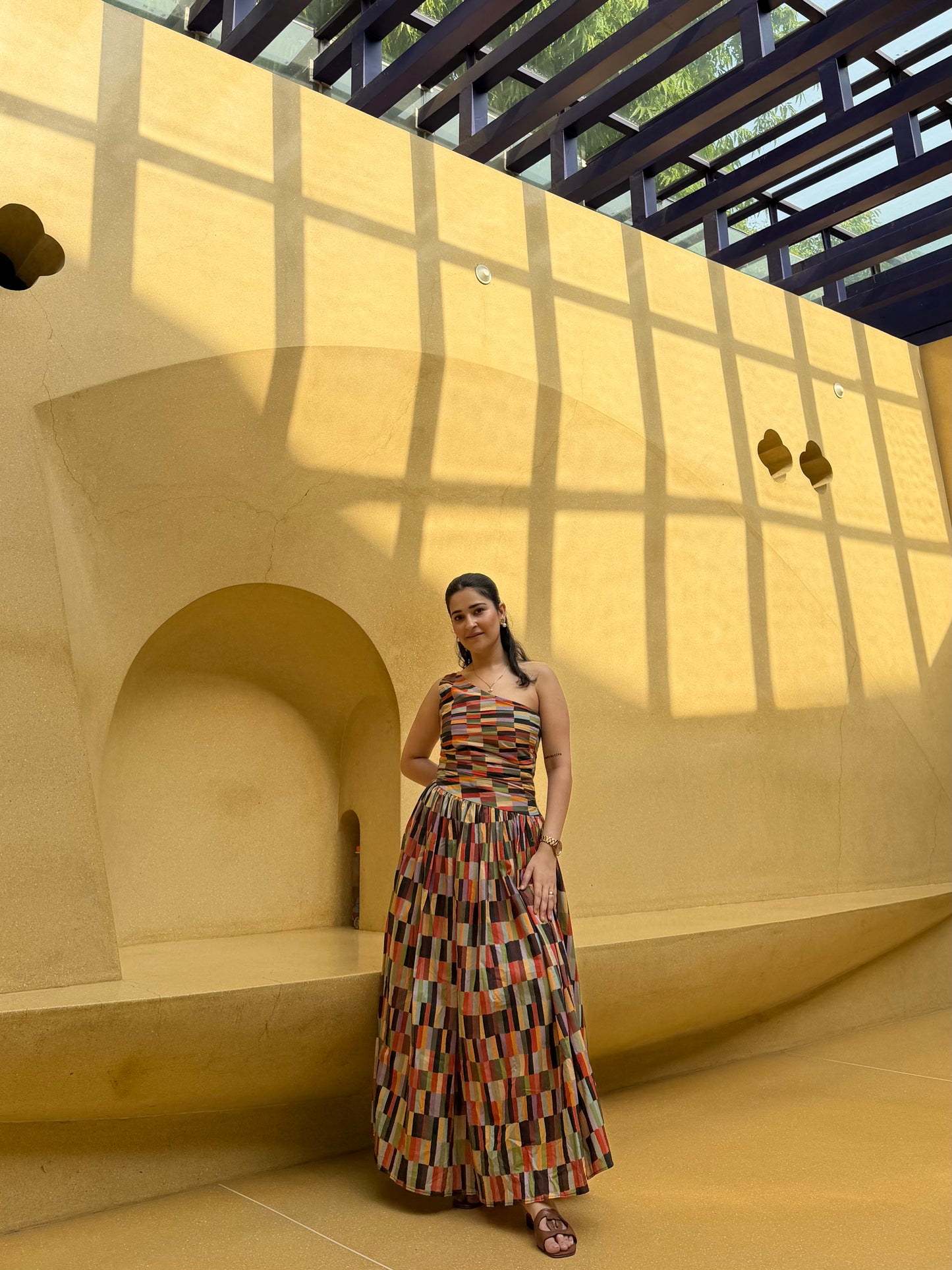 Paloma Dress in Camino print