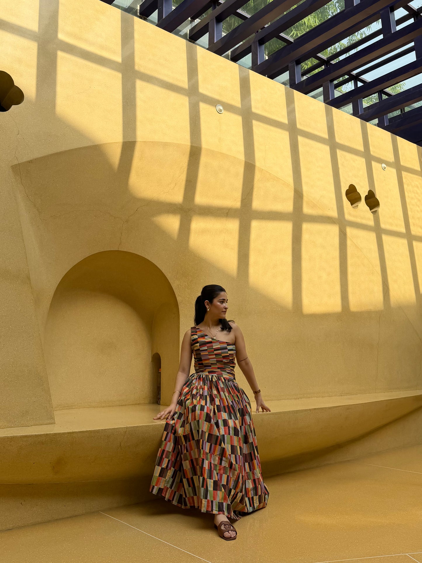 Paloma Dress in Camino print