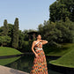 Aaleyah Dress in Camino print