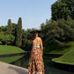 Aaleyah Dress in Camino print