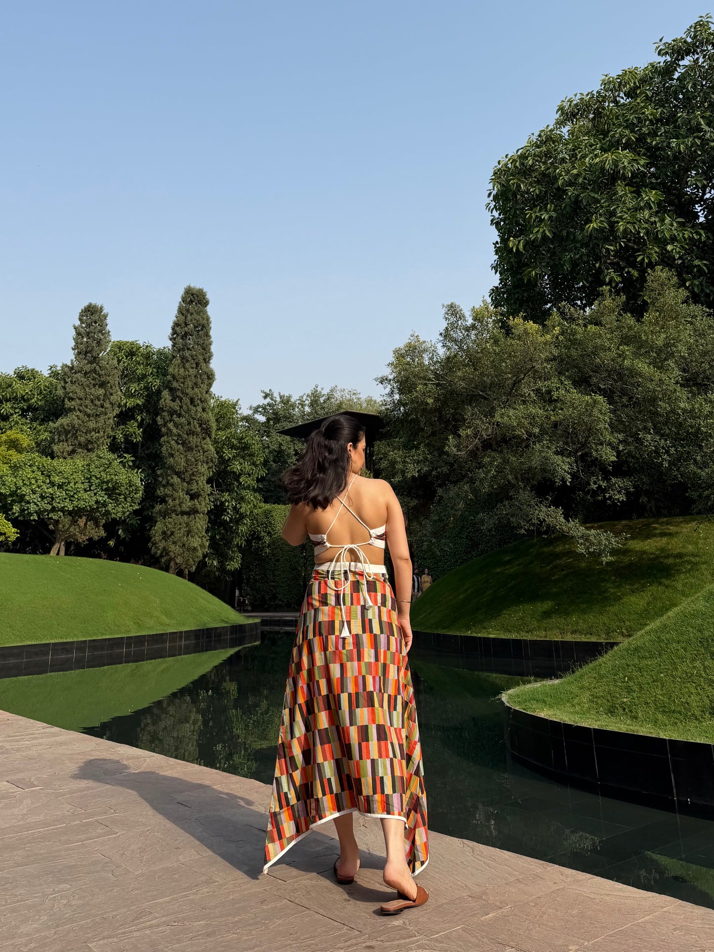 Aaleyah Dress in Camino print