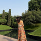 Aaleyah Dress in Camino print