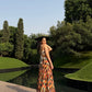 Aaleyah Dress in Camino print