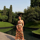 Aaleyah Dress in Camino print
