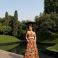 Aaleyah Dress in Camino print