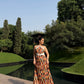 Aaleyah Dress in Camino print