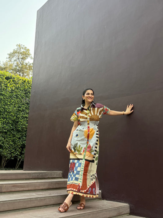 Alessia Dress in Encanto print