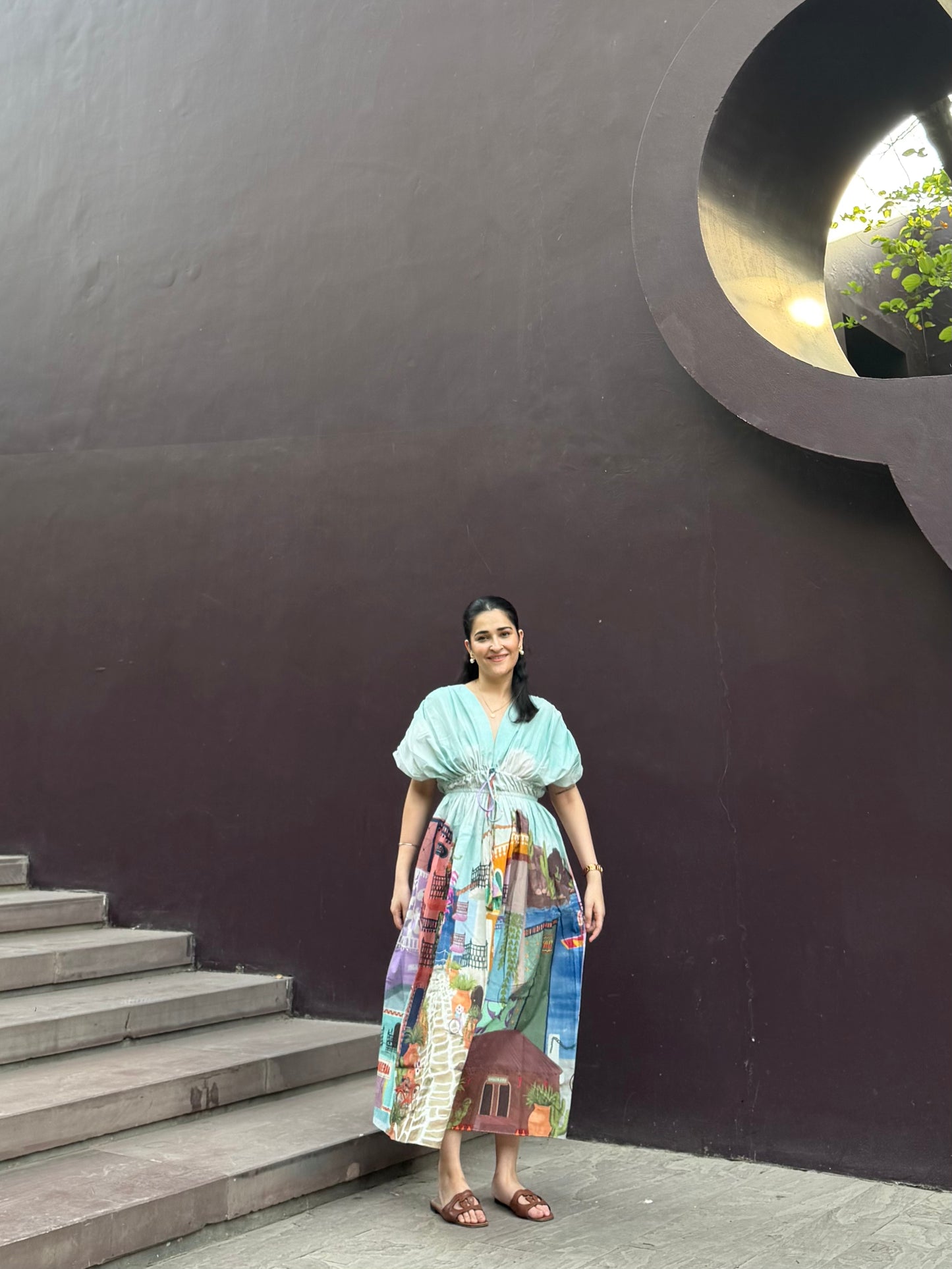 Nirvana Dress in Casa Parade print