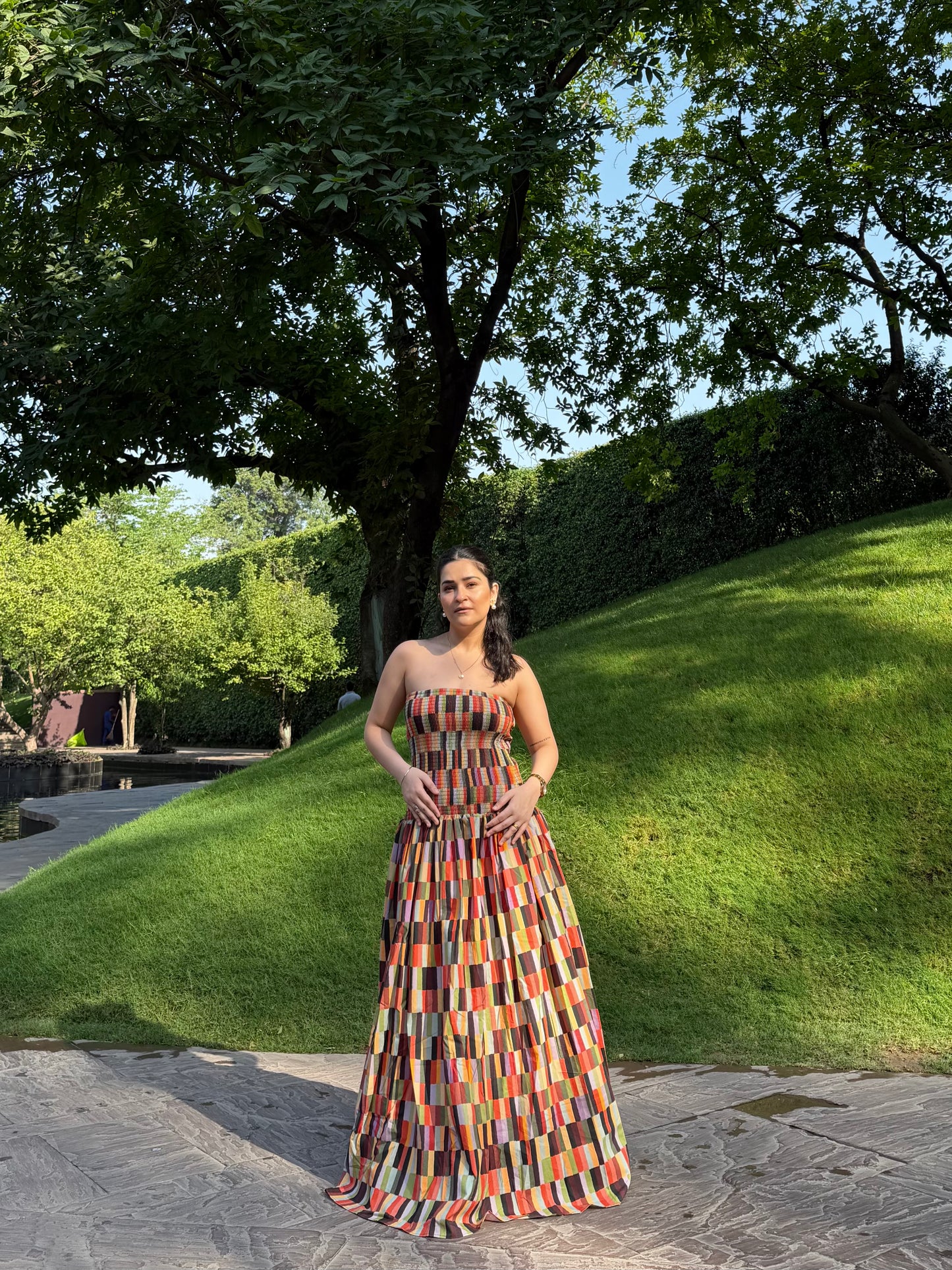 Isadora Dress in Camino print