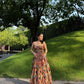 Isadora Dress in Camino print