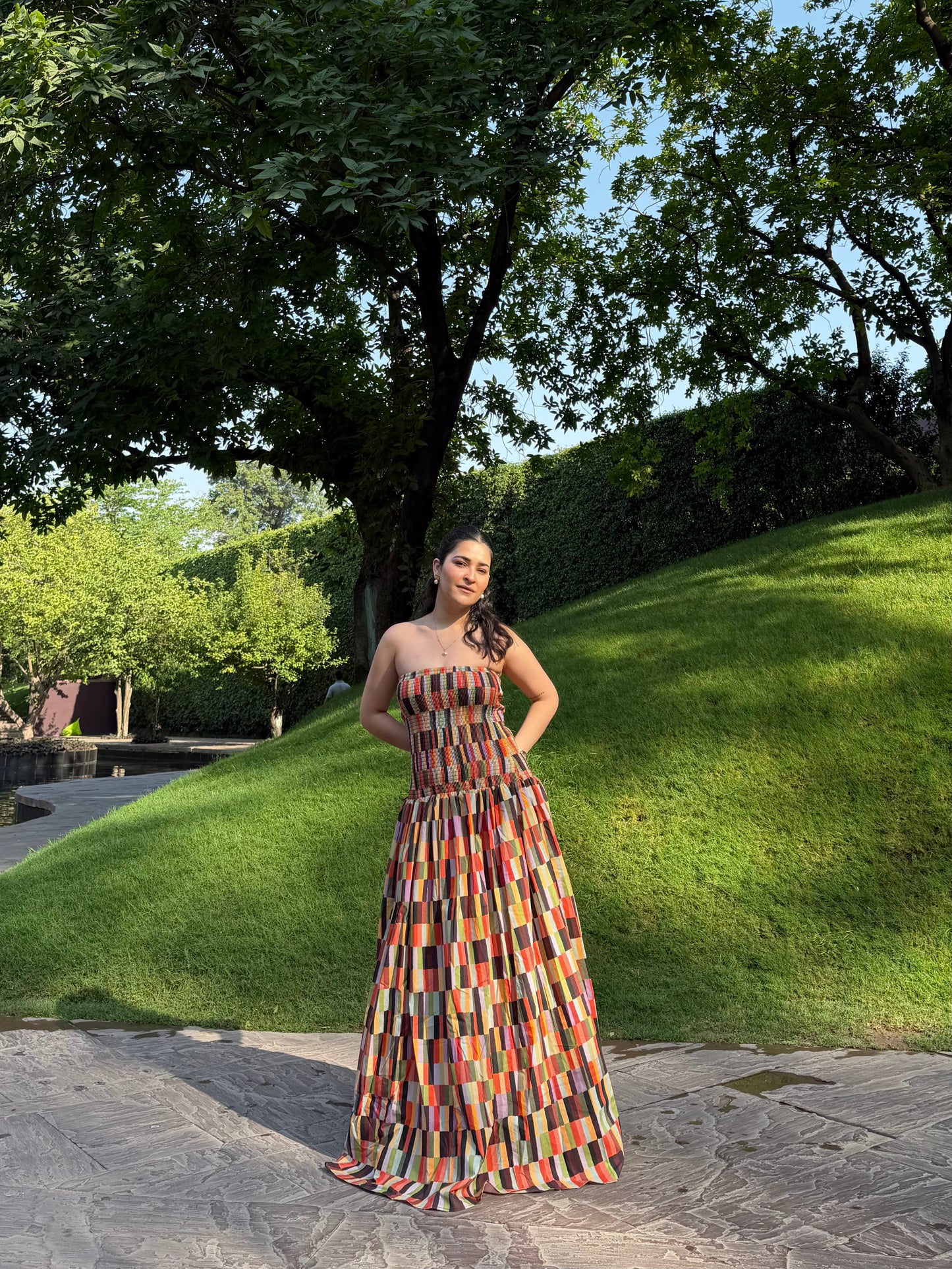 Isadora Dress in Camino print