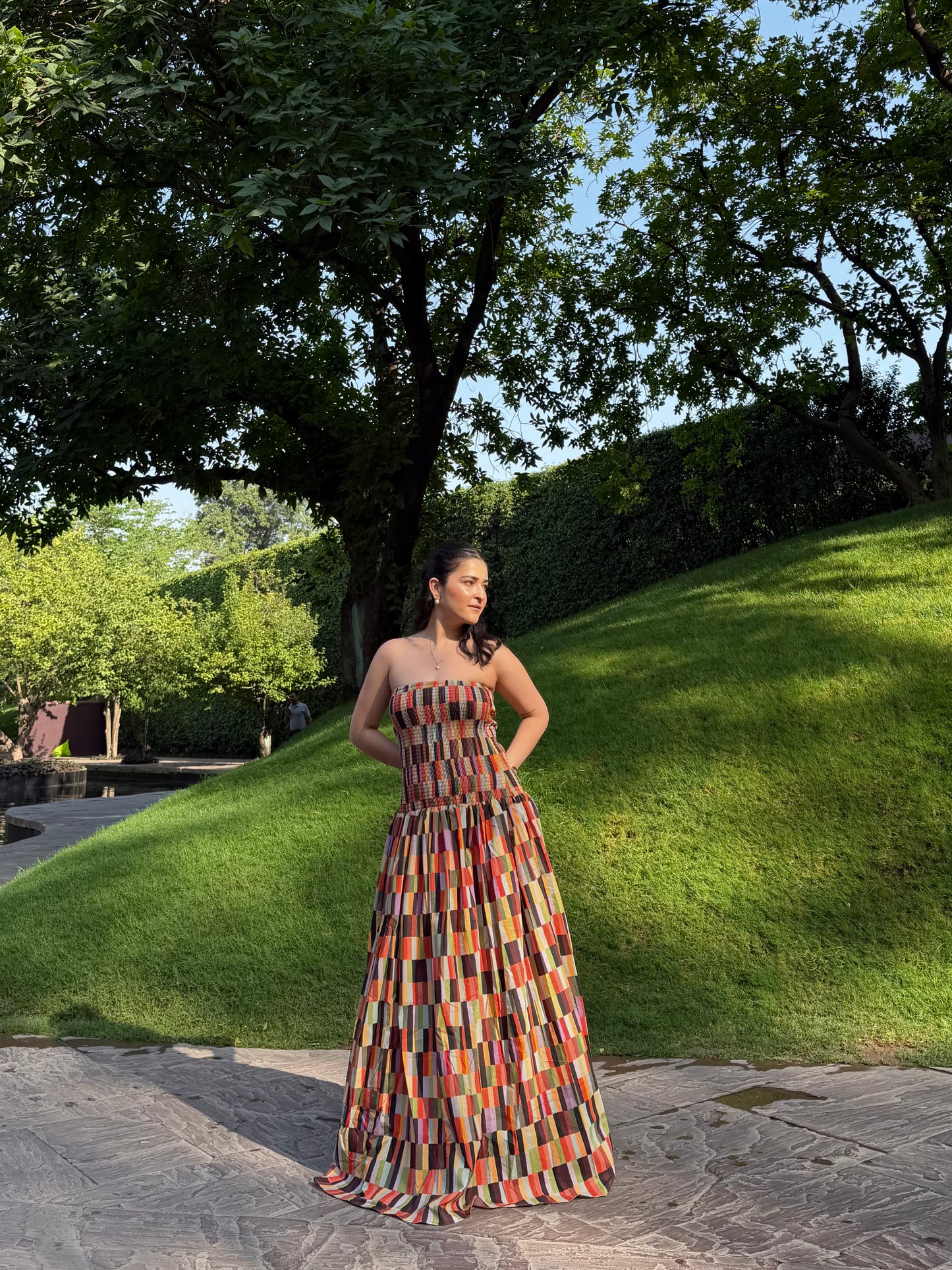 Isadora Dress in Camino print