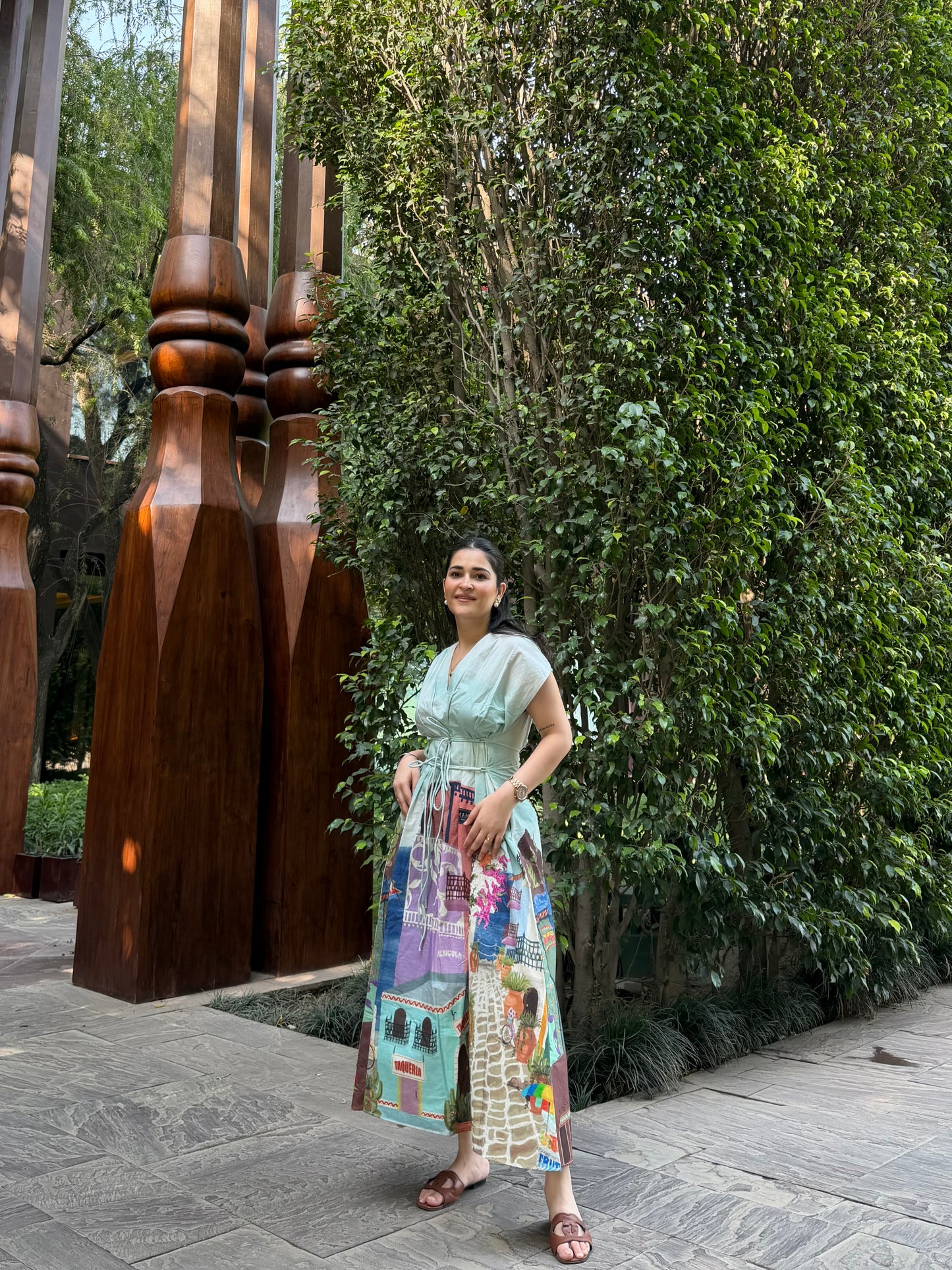 Bonita Dress in Casa Parade print