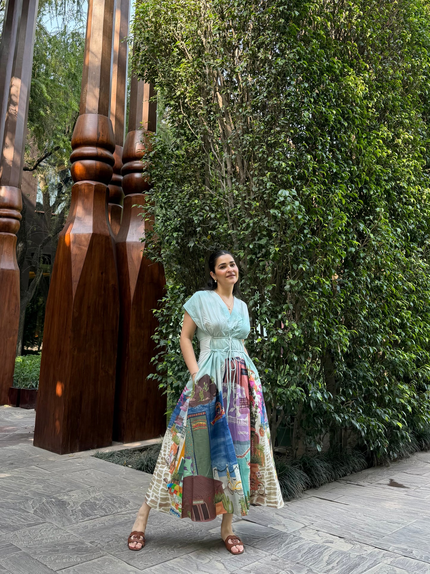 Bonita Dress in Casa Parade print