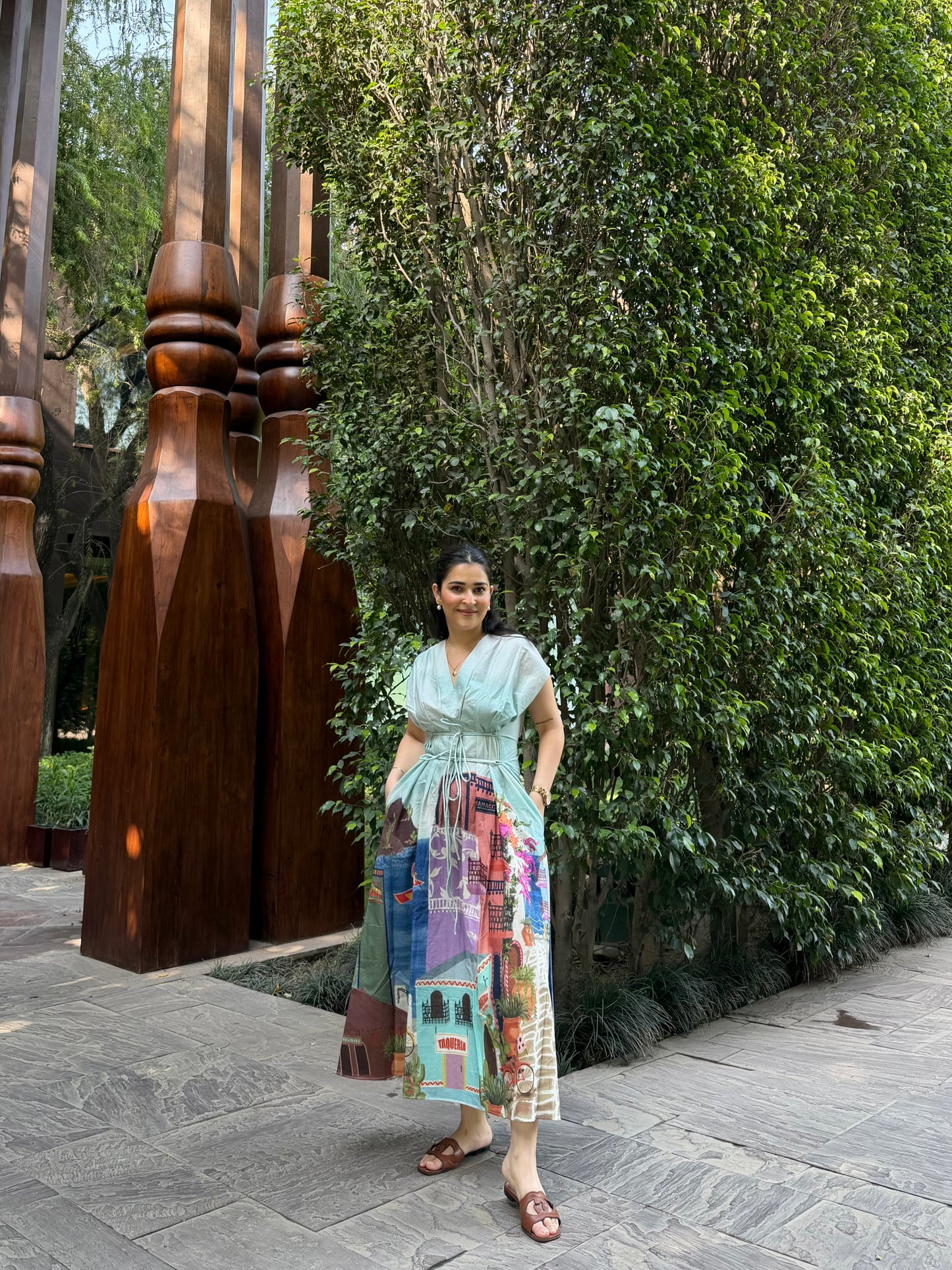 Bonita Dress in Casa Parade print