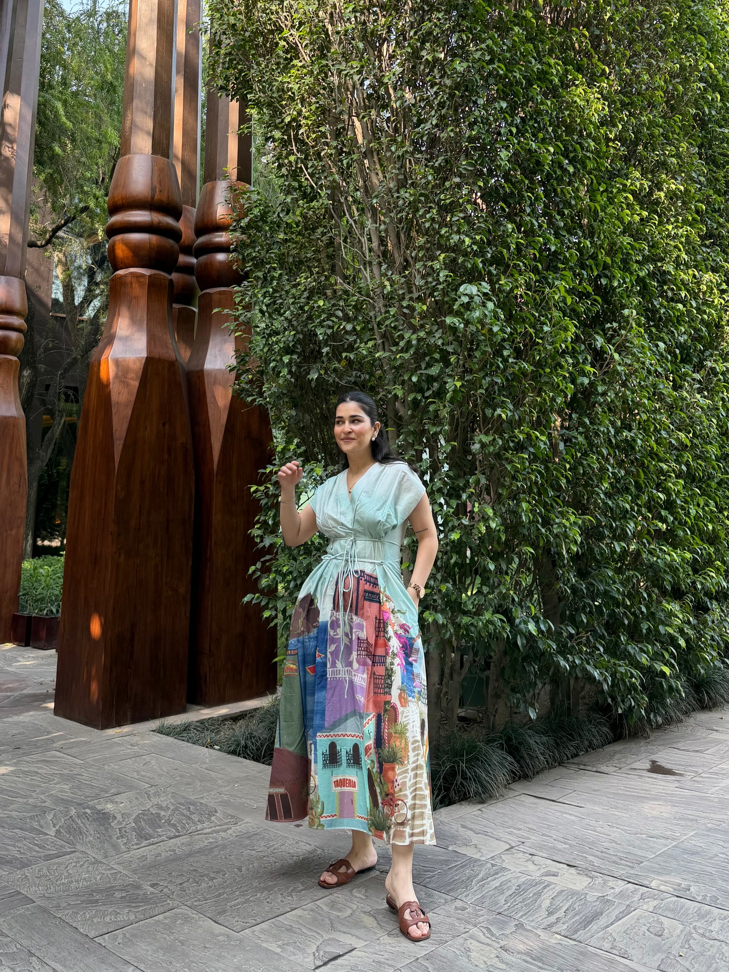 Bonita Dress in Casa Parade print