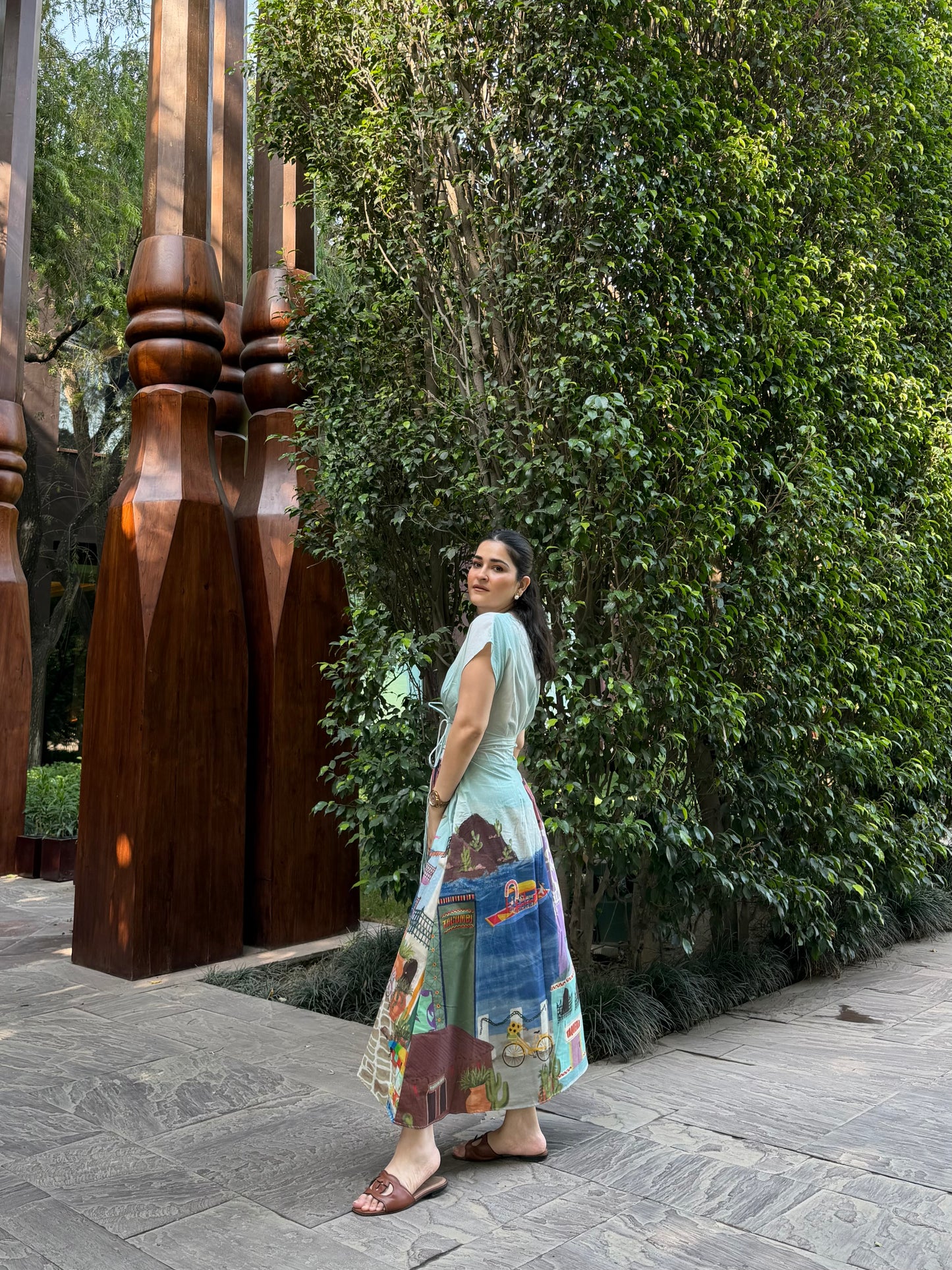 Bonita Dress in Casa Parade print