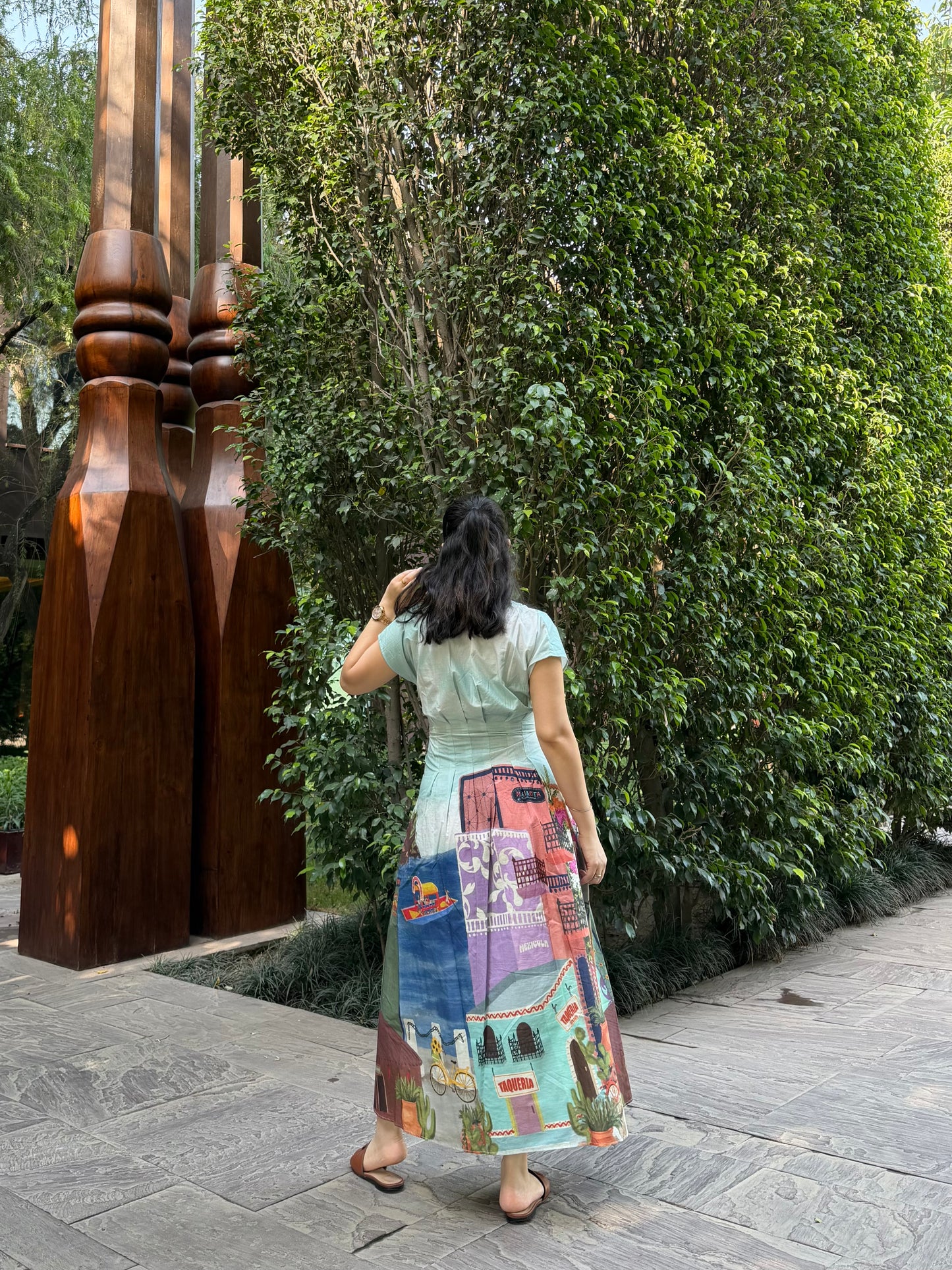Bonita Dress in Casa Parade print