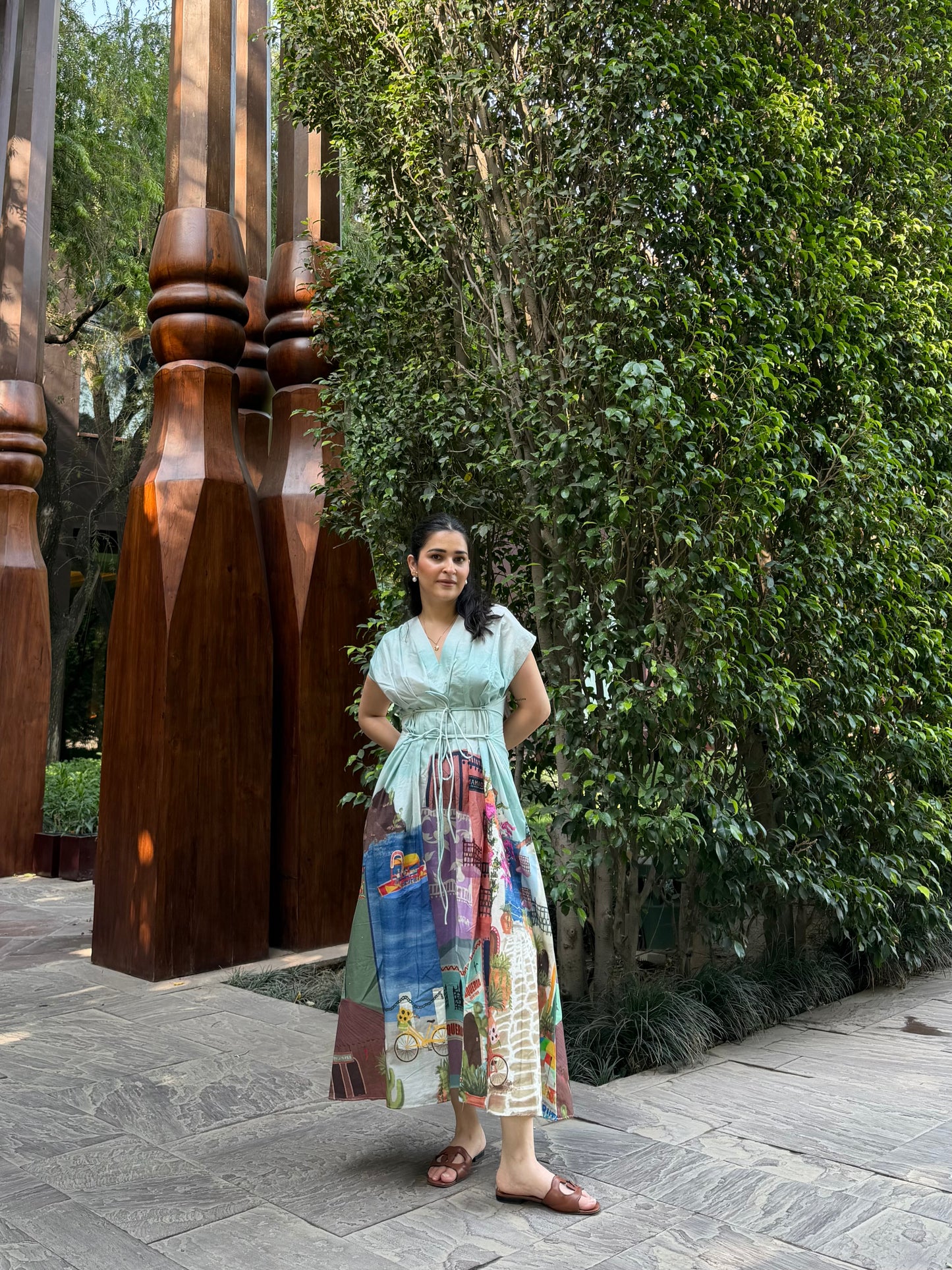 Bonita Dress in Casa Parade print