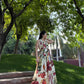 Solana Set in Sol Garden print (Sandstone)