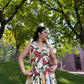 Solana Set in Sol Garden print (Sandstone)