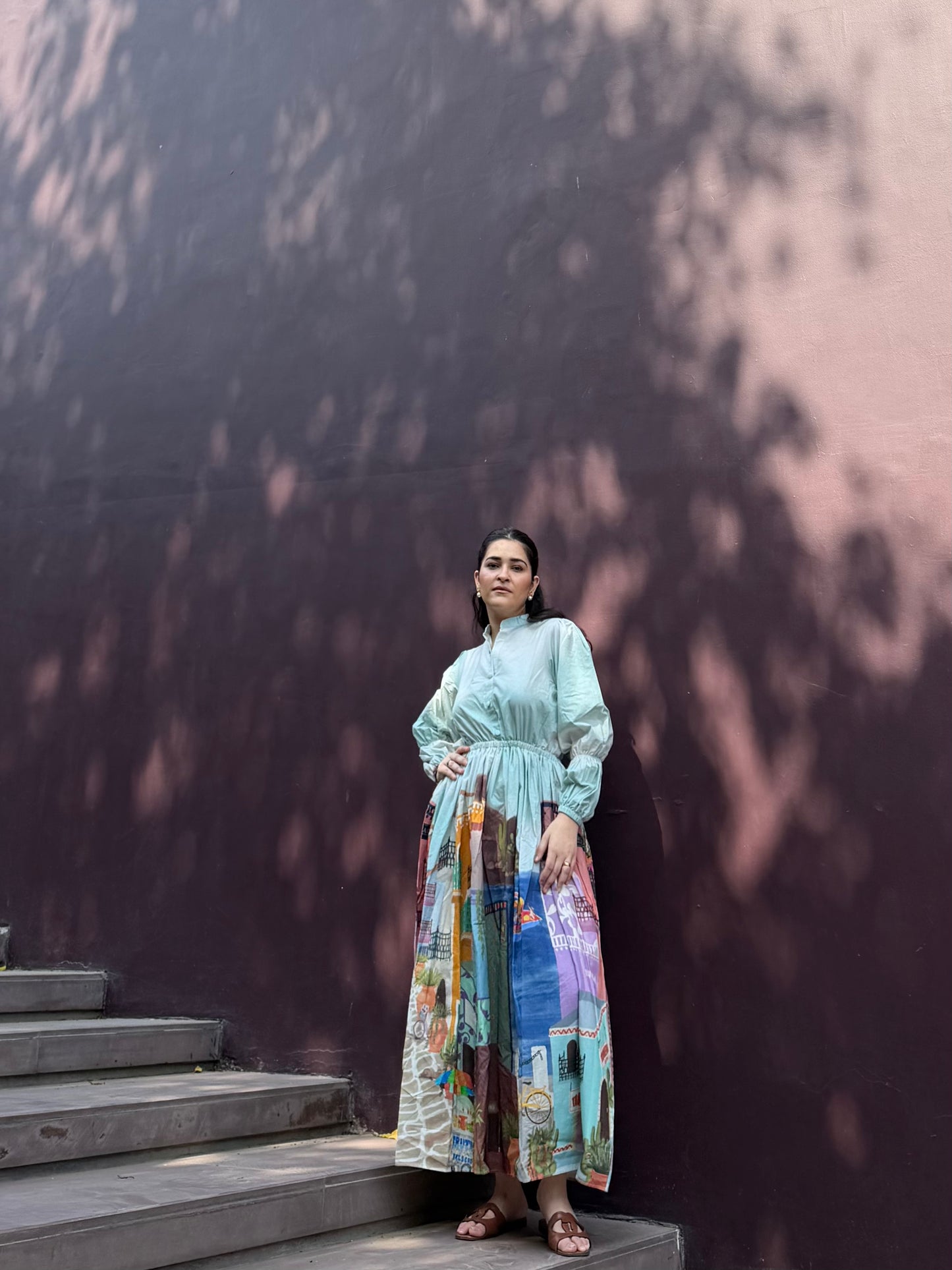 Petalia Dress in Casa Parade print