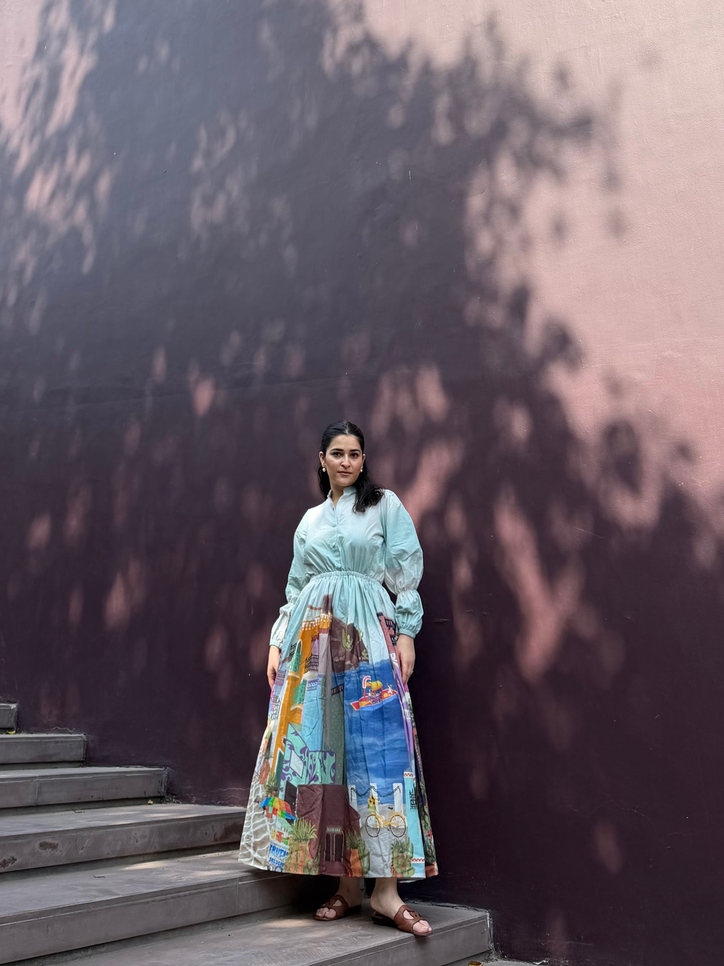 Petalia Dress in Casa Parade print