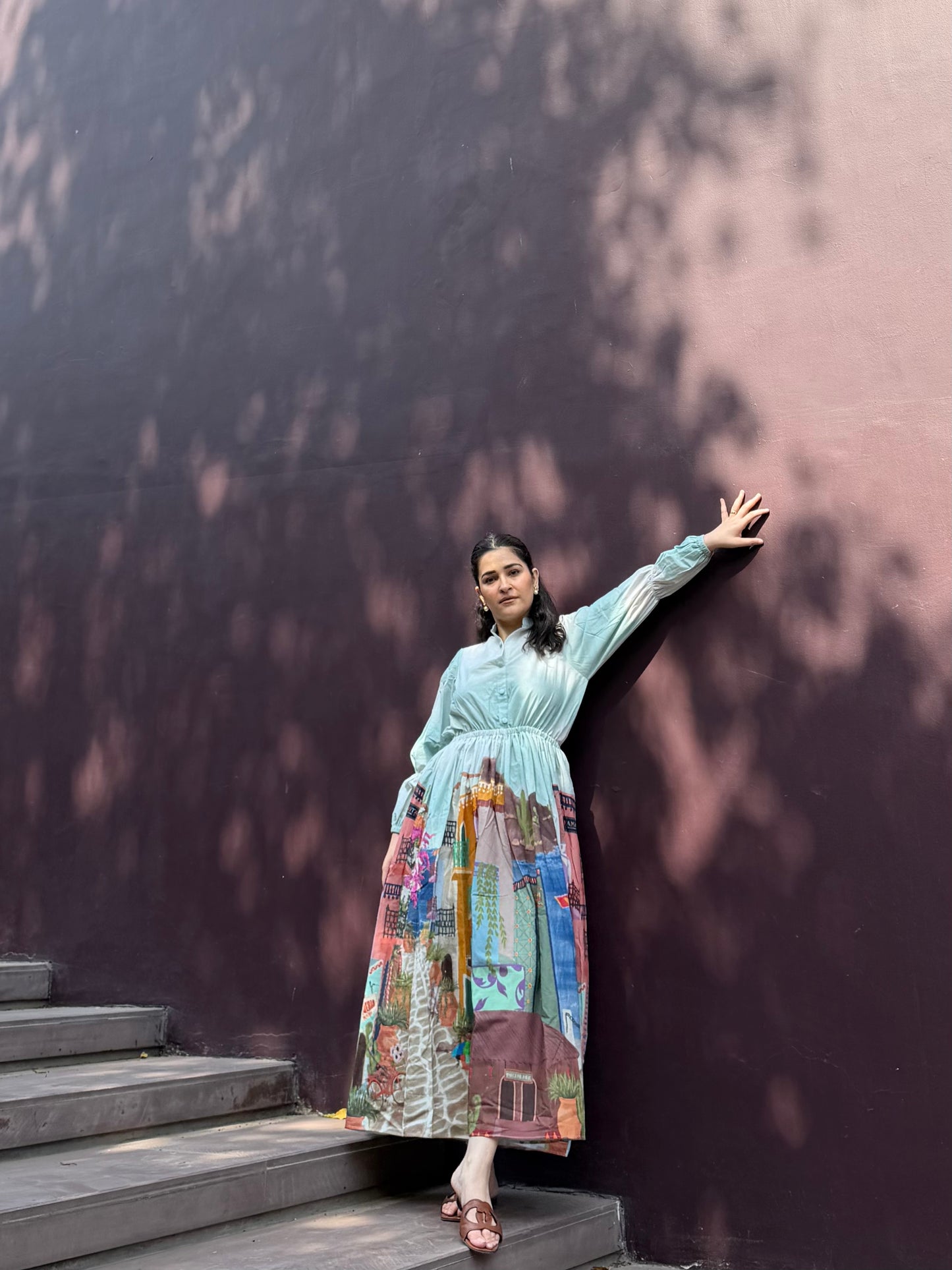 Petalia Dress in Casa Parade print