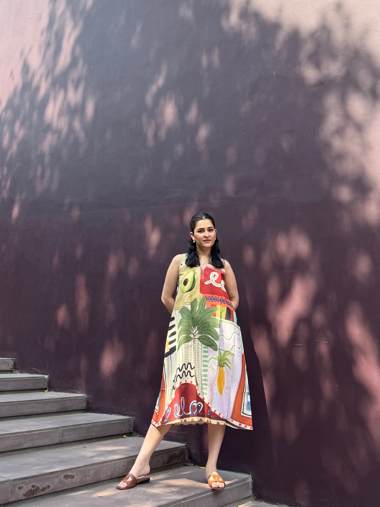 Hibiscus Dress in Encanto print