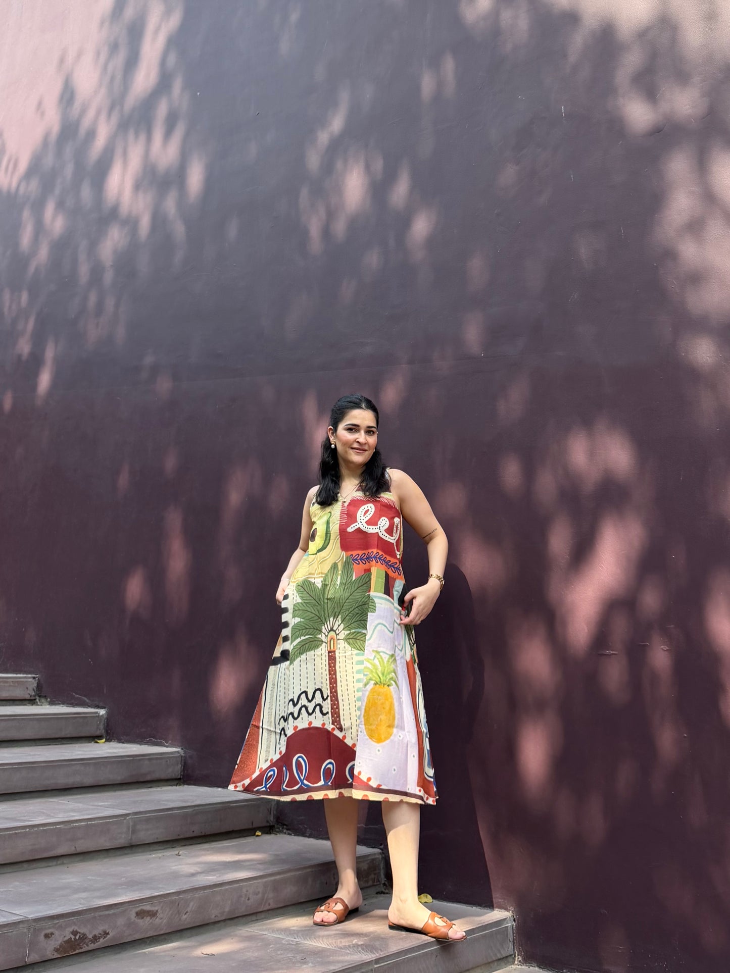 Hibiscus Dress in Encanto print