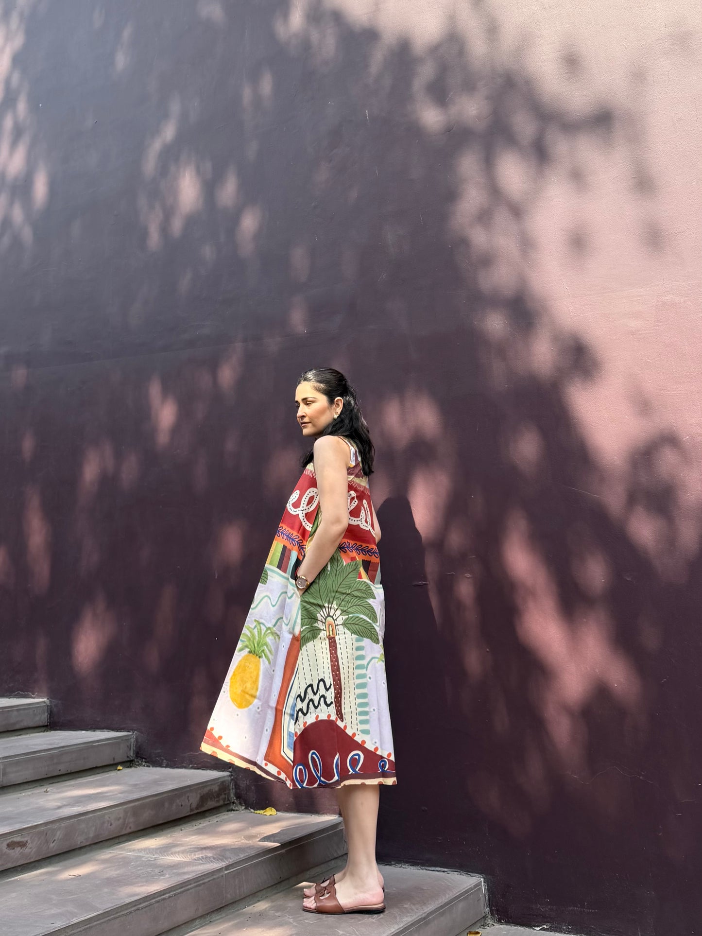 Hibiscus Dress in Encanto print