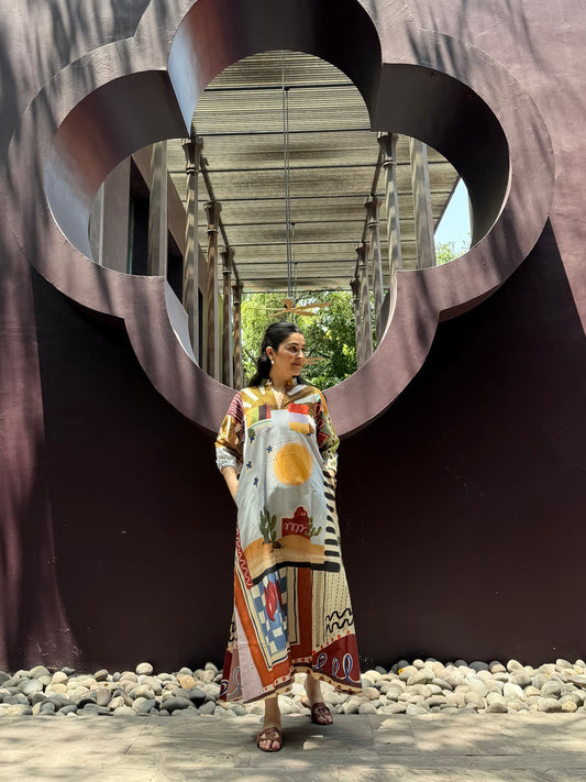 Dora Dress in Encanto print
