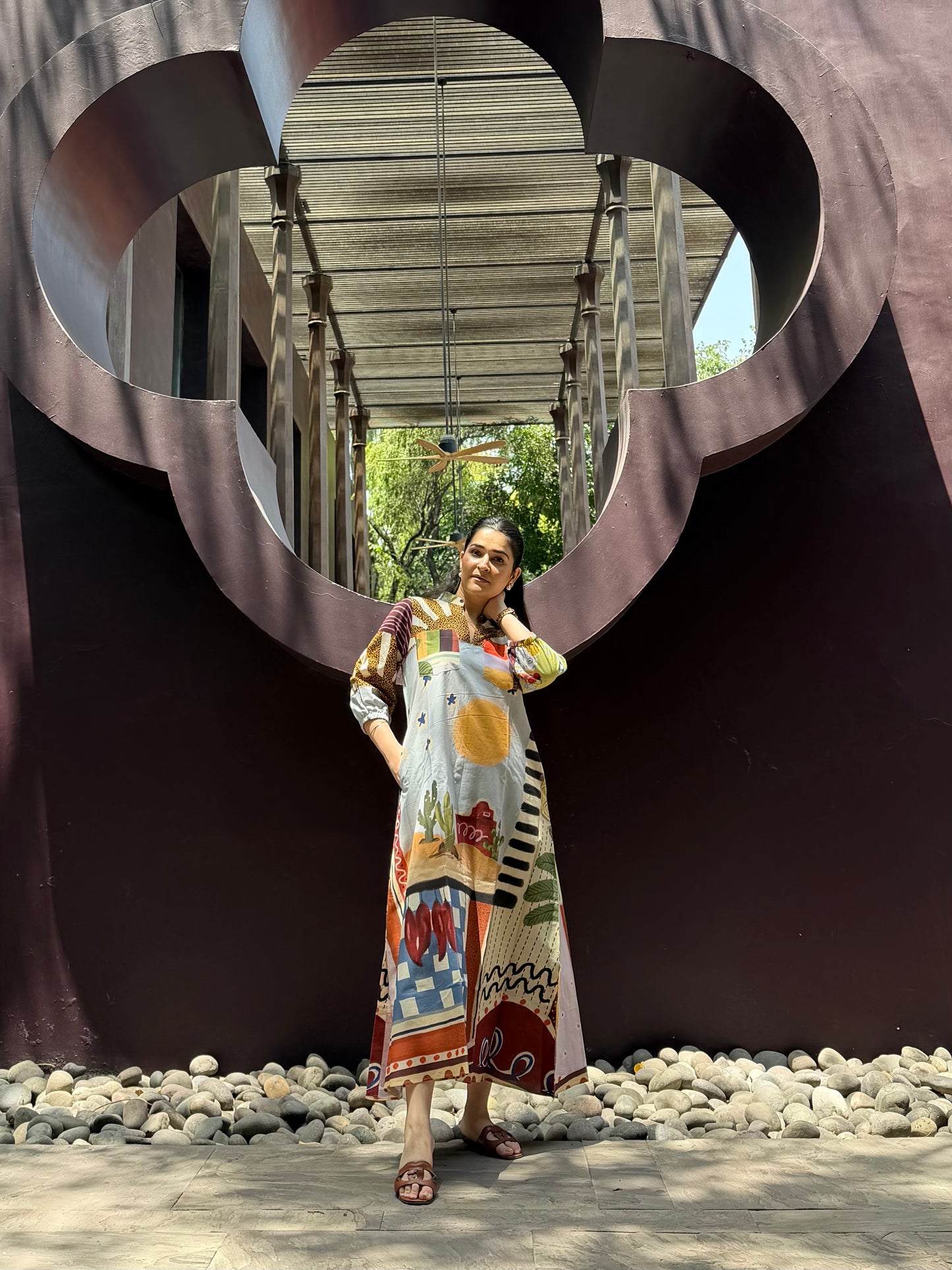 Dora Dress in Encanto print