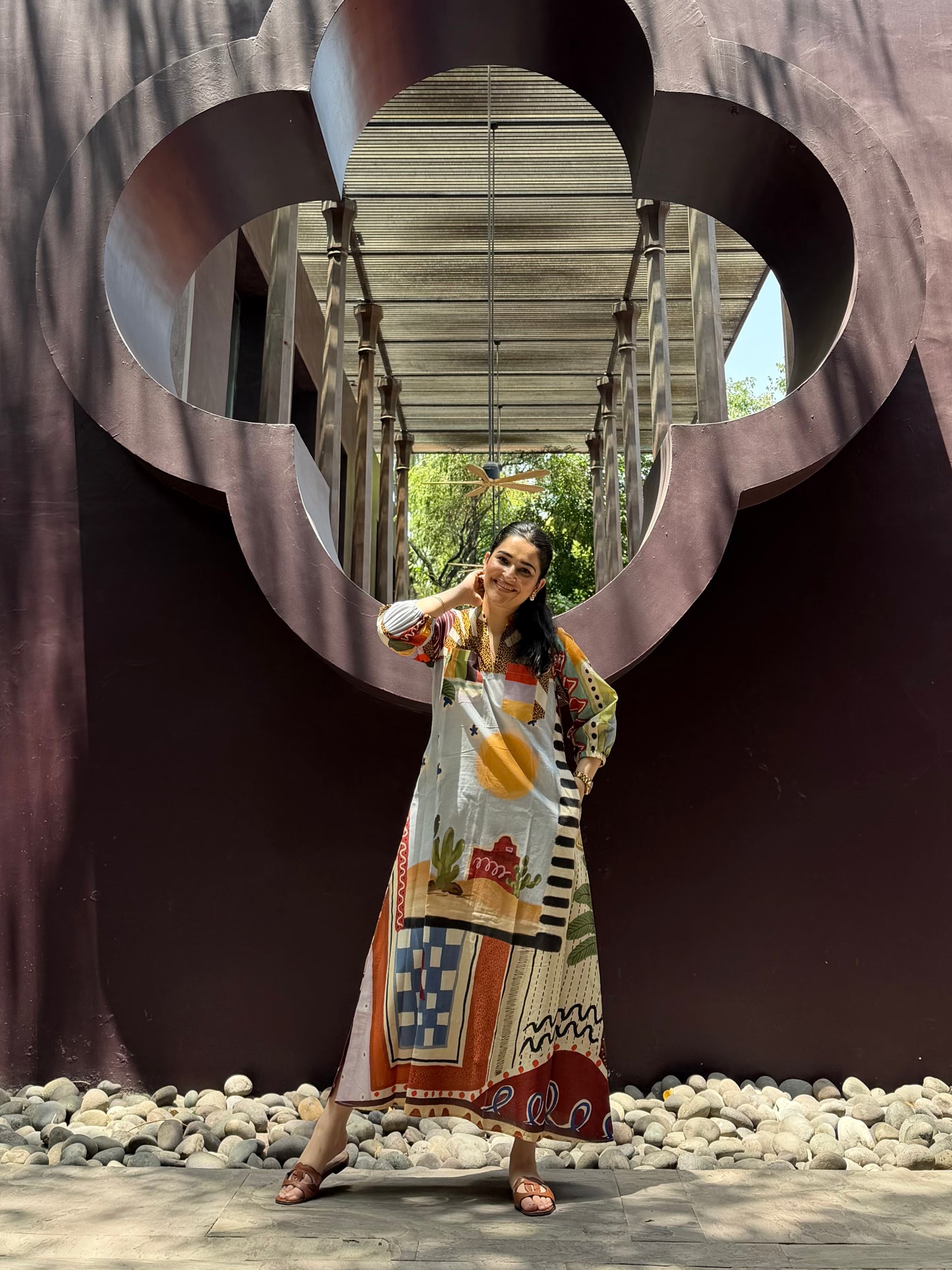 Dora Dress in Encanto print