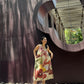 Hibiscus Dress in Sol Garden print (Sandstone)